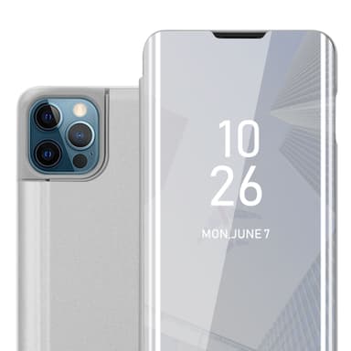 iPhone 13 PRO Plånboksfodral Skal (Silver)