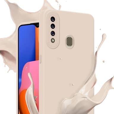 Samsung Galaxy A20s Skal Fodral Case (Rosa)