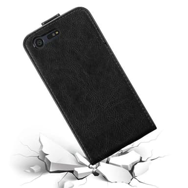 Sony Xperia X COMPACT Flipfodral Skal (Svart)
