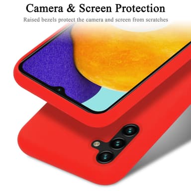 Samsung Galaxy A13 5G Skal Fodral Case (Röd)