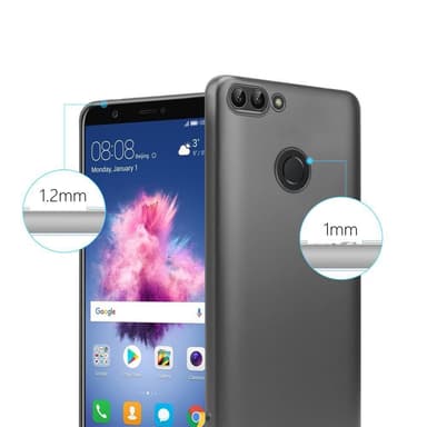 Skal Huawei P SMART 2018 / Enjoy 7S Fodral Case (Grå)
