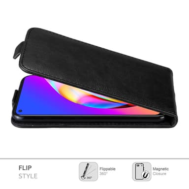 Oppo A94 5G Flipfodral Skal (Svart)