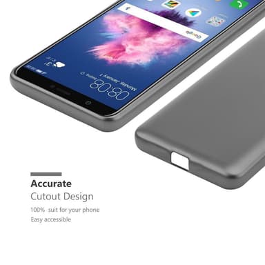 Skal Huawei P SMART 2018 / Enjoy 7S Fodral Case (Grå)