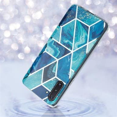 Samsung Galaxy NOTE 10 Plånboksfodral Skal (Blå)