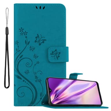 Samsung Galaxy A10e / A20e Plånboksfodral Skal (Blå)