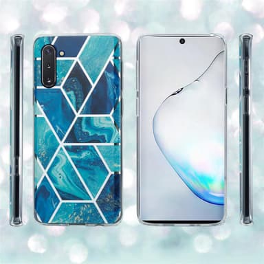 Samsung Galaxy NOTE 10 Plånboksfodral Skal (Blå)