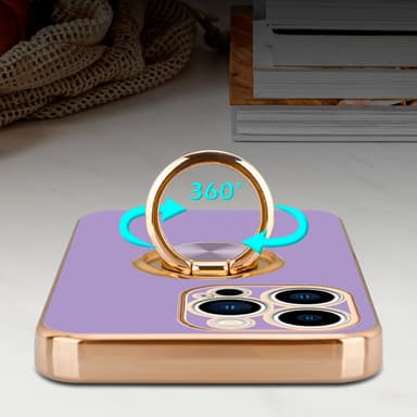 iPhone 14 PRO Skal Fodral Case (Lila)