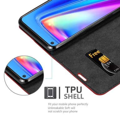 Realme 7 4G Skal Fodral Case (Röd)