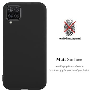 Skal Samsung Galaxy A12 / M12 Fodral Case (Svart)