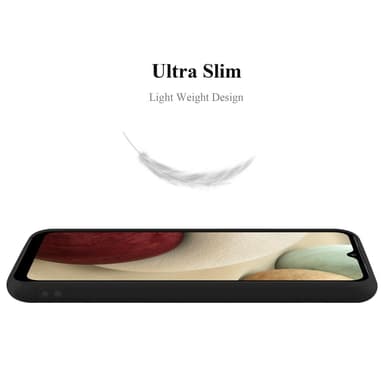 Skal Samsung Galaxy A12 / M12 Fodral Case (Svart)