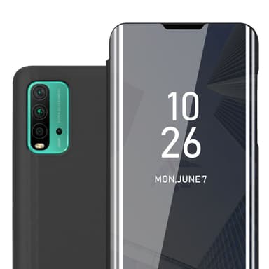Xiaomi RedMi 9T / POCO M3 Plånboksfodral Skal (Svart)
