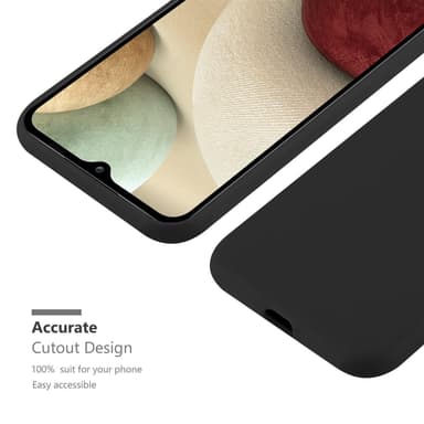 Skal Samsung Galaxy A12 / M12 Fodral Case (Svart)