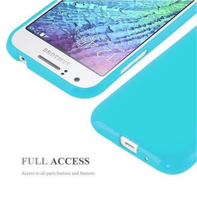 Samsung Galaxy J1 2015 Skal Fodral Case (Blå)