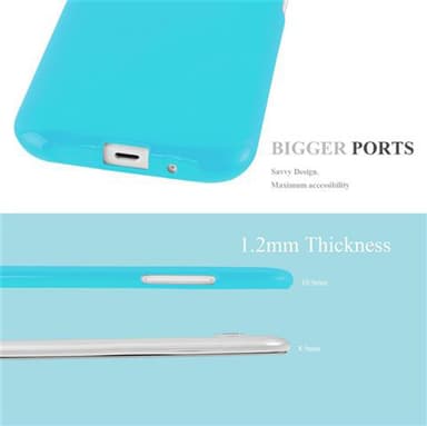 Samsung Galaxy J1 2015 Skal Fodral Case (Blå)