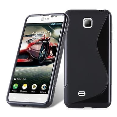 LG OPTIMUS F5 / LUCID 2 Skal Fodral Case (Svart)
