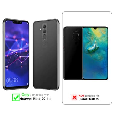 Huawei MATE 20 LITE Skal Fodral Case (Röd)