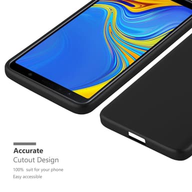 Skal Samsung Galaxy A7 2018 Fodral Case (Svart)