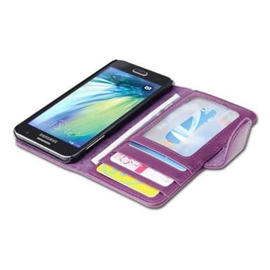 Samsung Galaxy A3 2015 Plånboksfodral Skal (Lila)
