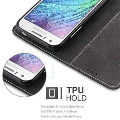 Samsung Galaxy J1 2015 Skal Fodral Case (Svart)