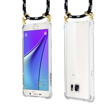 Samsung Galaxy NOTE 5 Skal Fodral Kedja (Svart)