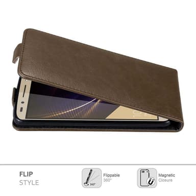 Honor 7 Flipfodral Skal (Brun)
