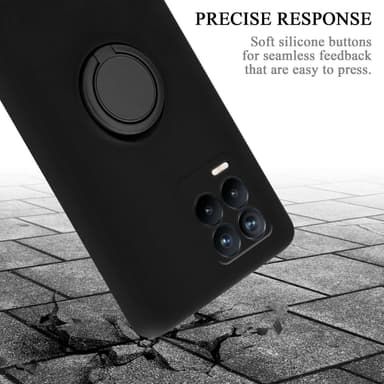 Skal Realme 8 4G / 8 PRO Fodral Case (Svart)