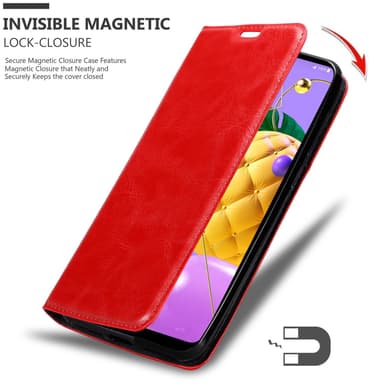 LG K52 / K62 / Q52 Skal Fodral Case (Röd)