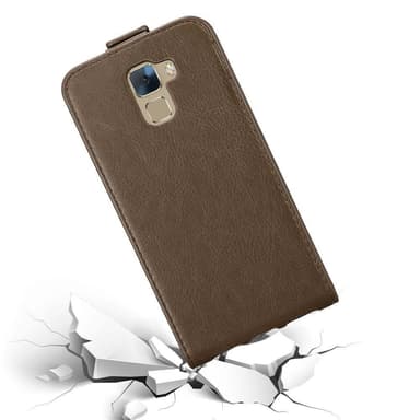 Honor 7 Flipfodral Skal (Brun)