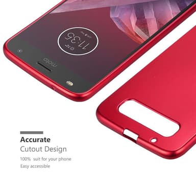 Skal Motorola MOTO Z2 Fodral Case (Röd)