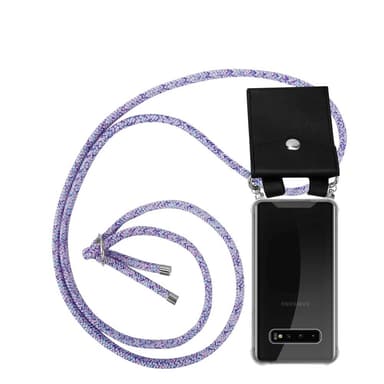 Skal Samsung Galaxy S10 4G Fodral Kedja (Lila)