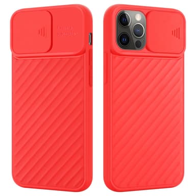 iPhone 12 / 12 PRO Skal Fodral Case (Röd)