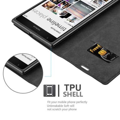 Nokia Lumia 1520 Skal Fodral Case (Svart)