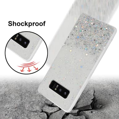 Samsung Galaxy NOTE 8 Skal Fodral Case (Transparent)