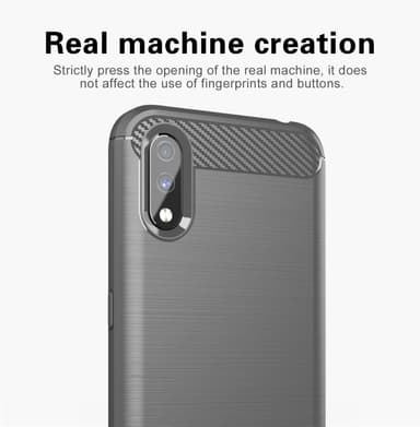 Samsung Galaxy A01 Skal Fodral Case (Grå)