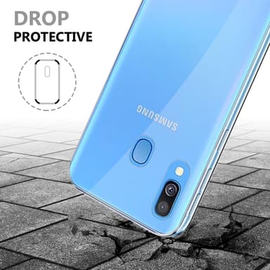 Skal Samsung Galaxy A40 Fodral Case (Transparent)