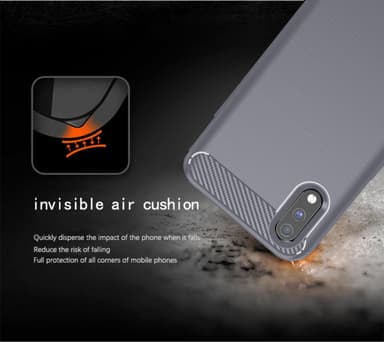 Samsung Galaxy A01 Skal Fodral Case (Grå)