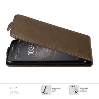 Sony Xperia L2 Flipfodral Skal (Brun)