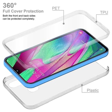 Skal Samsung Galaxy A40 Fodral Case (Transparent)