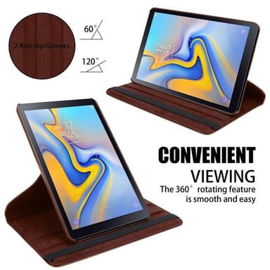 Skal Samsung Galaxy Tab A (10.5 tum) Fodral Case (Brun)