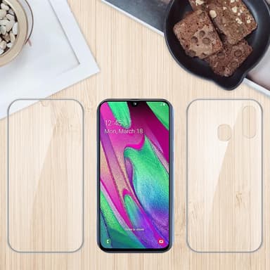 Skal Samsung Galaxy A40 Fodral Case (Transparent)