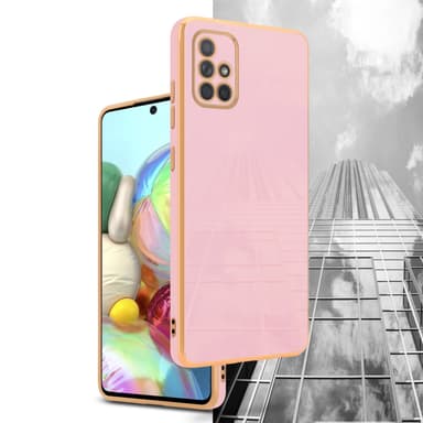 Samsung Galaxy A51 4G / M40s Skal Fodral Case (Rosa)