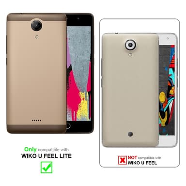 WIKO U FEEL LITE Skal Fodral Case (Svart)