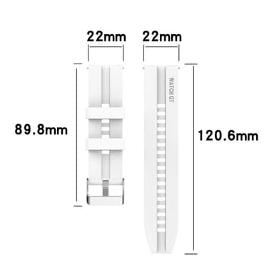 Silikon Armband 22mm för Samsung Galaxy Gear S3/Gear 2