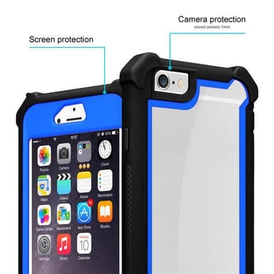 iPhone 6 PLUS / 6S PLUS Skal Fodral Case (Svart)