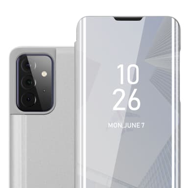 Samsung Galaxy A72 4G / 5G Plånboksfodral Skal (Silver)