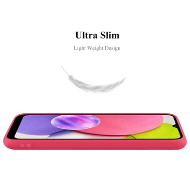 Skal Samsung Galaxy A03s Fodral Case (Röd)