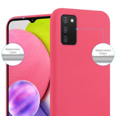 Skal Samsung Galaxy A03s Fodral Case (Röd)