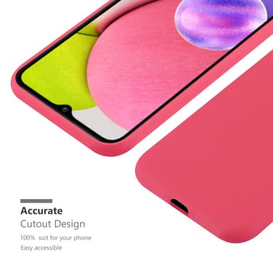 Skal Samsung Galaxy A03s Fodral Case (Röd)