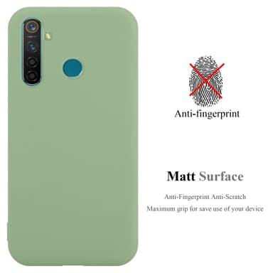 Skal Realme 5 PRO / Realme Q Fodral Case (Grön)