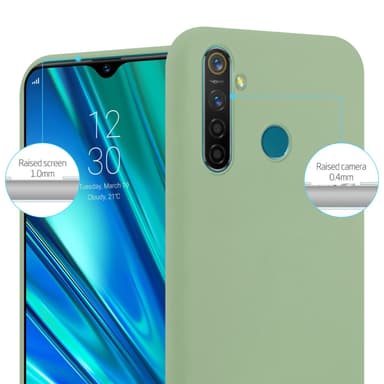 Skal Realme 5 PRO / Realme Q Fodral Case (Grön)